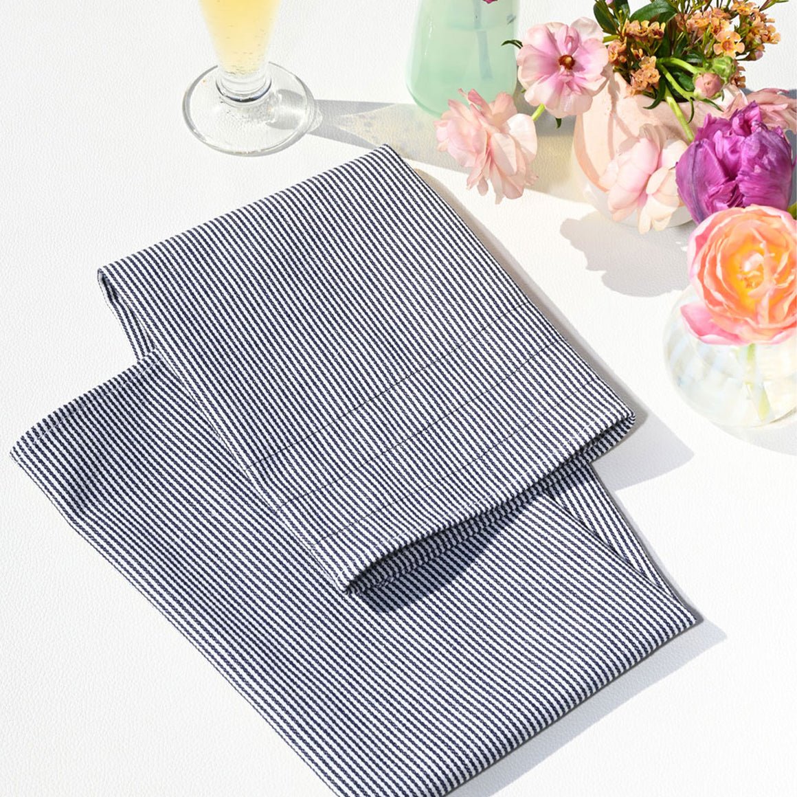 Tea Towels, Set of 2 | Hickory Stripe - Pretti.Cool