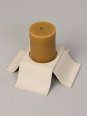 Noor Pillar Candleholder Tall in Bone — Virginia Sin (3)