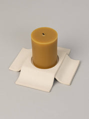 Noor Pillar Candleholder Short in Bone — Virginia Sin (3)