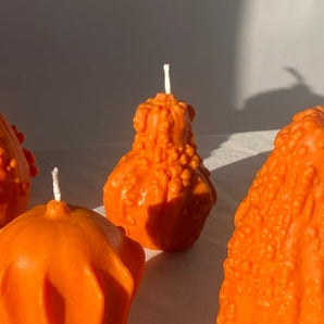 Gremlin Gourd Candle | Orange - pretti.cool