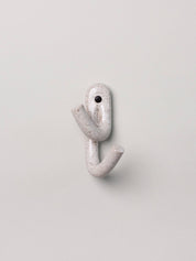 Leggy Crossed Wall Hook in Speckled White — Virginia Sin (3)