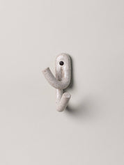 Leggy Crossed Wall Hook in Speckled White — Virginia Sin (2)