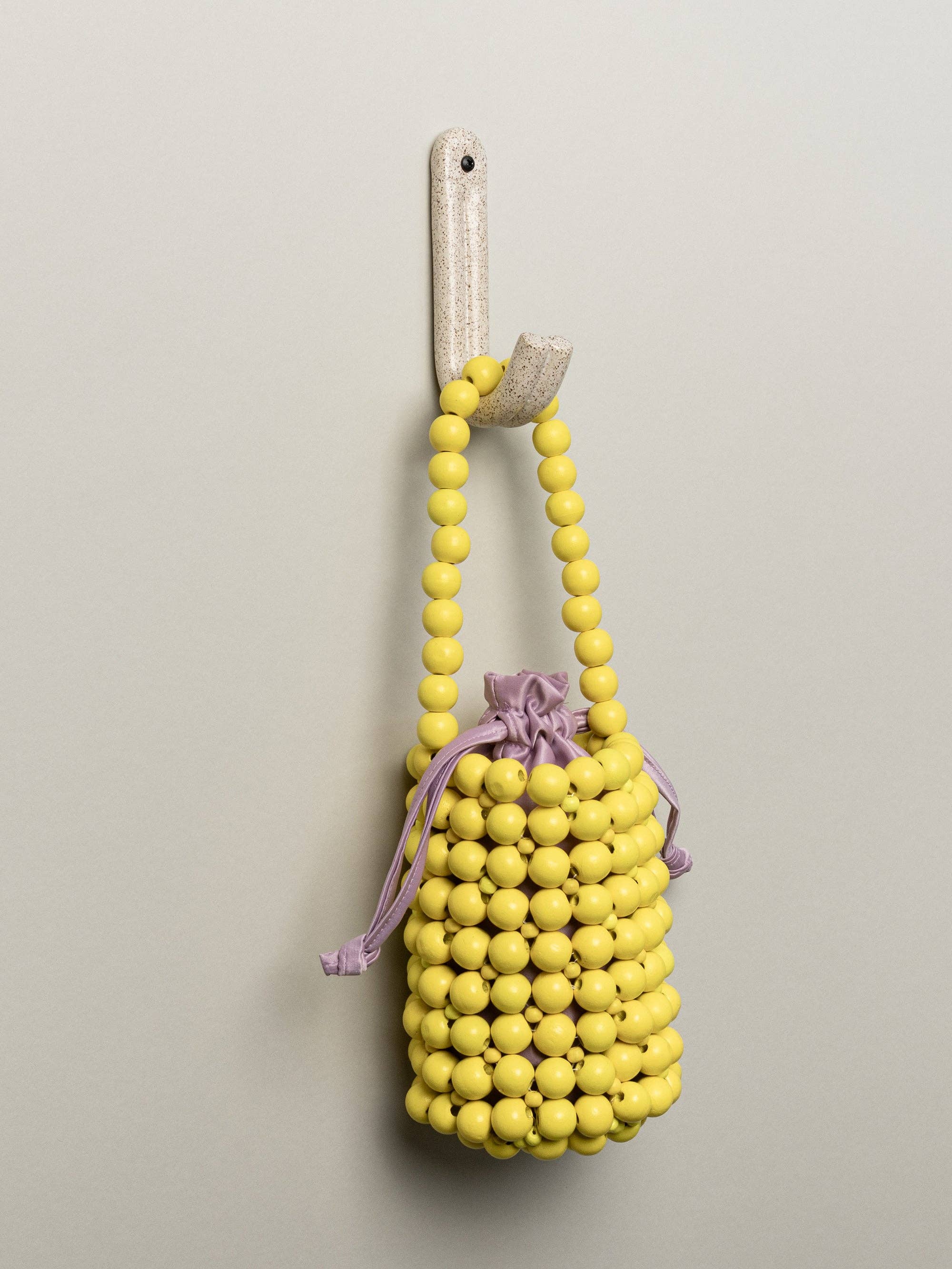 Leggy Curl Wall Hook in Pebble — Virginia Sin (5)