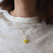 Smiley Charm Necklace - pretti.cool