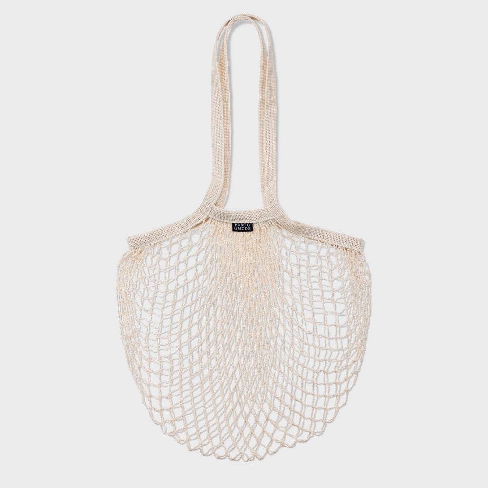 Organic Cotton Mesh Tote - pretti.cool