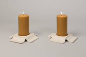 Noor Pillar Candleholder Short in Bone — Virginia Sin (6)
