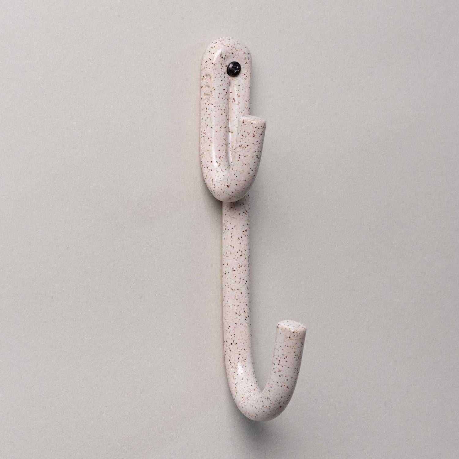 Leggy Long Wall Hook in Speckled White — Virginia Sin (2)
