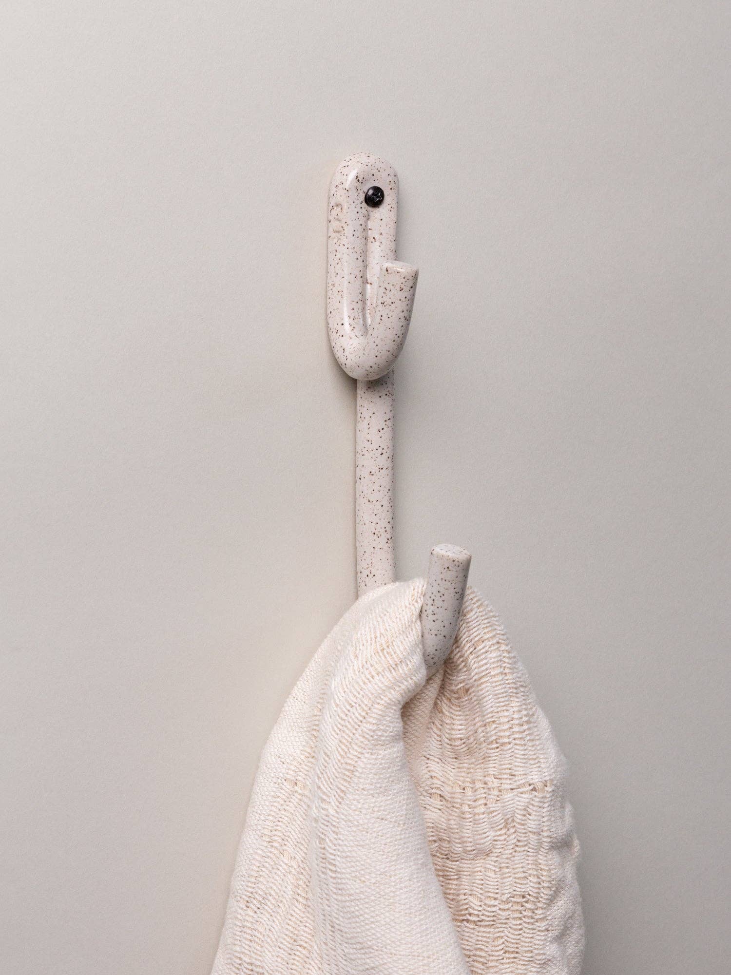 Leggy Long Wall Hook in Speckled White — Virginia Sin (4)