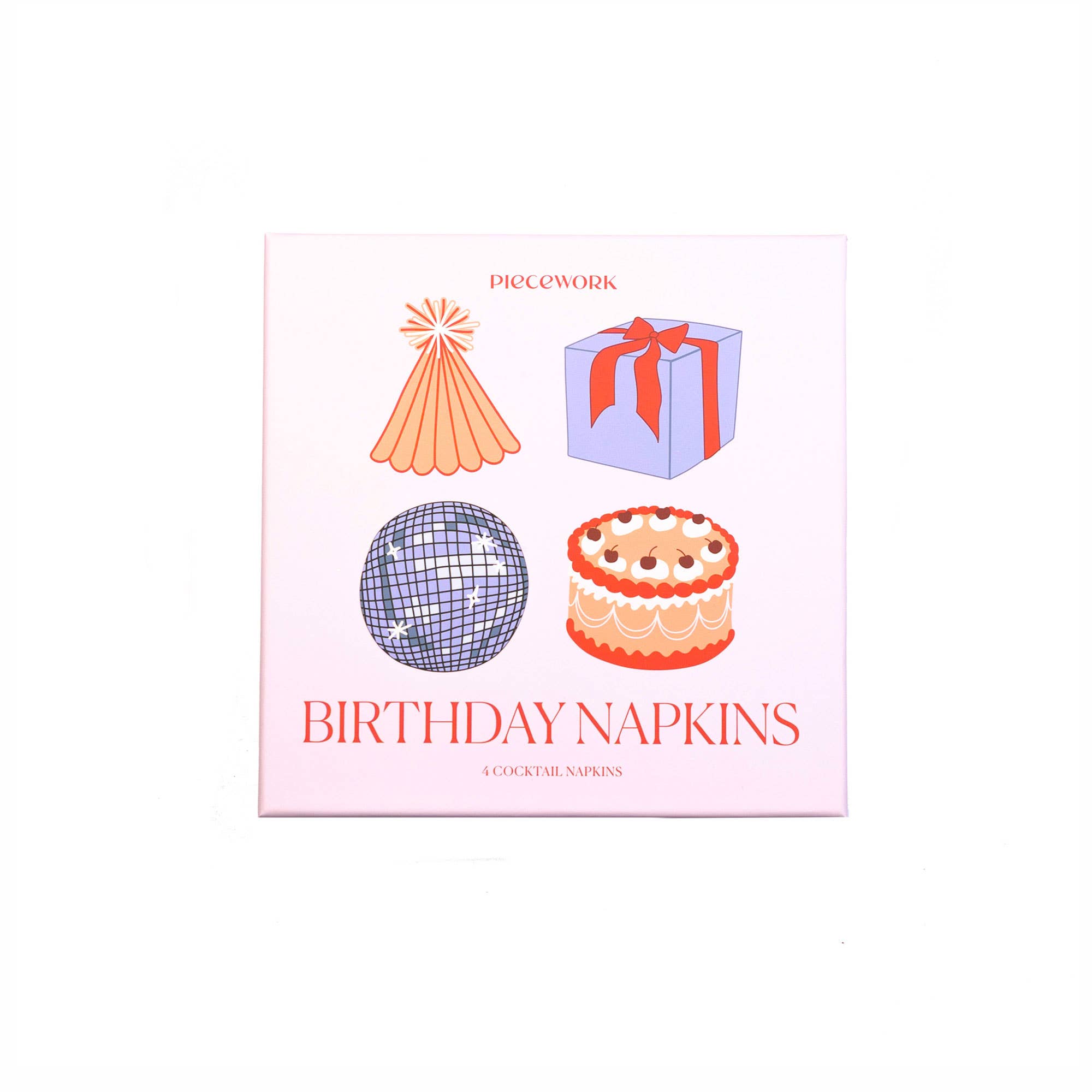 Birthday Cocktail Napkins, Set of 4 - Pretti.Cool