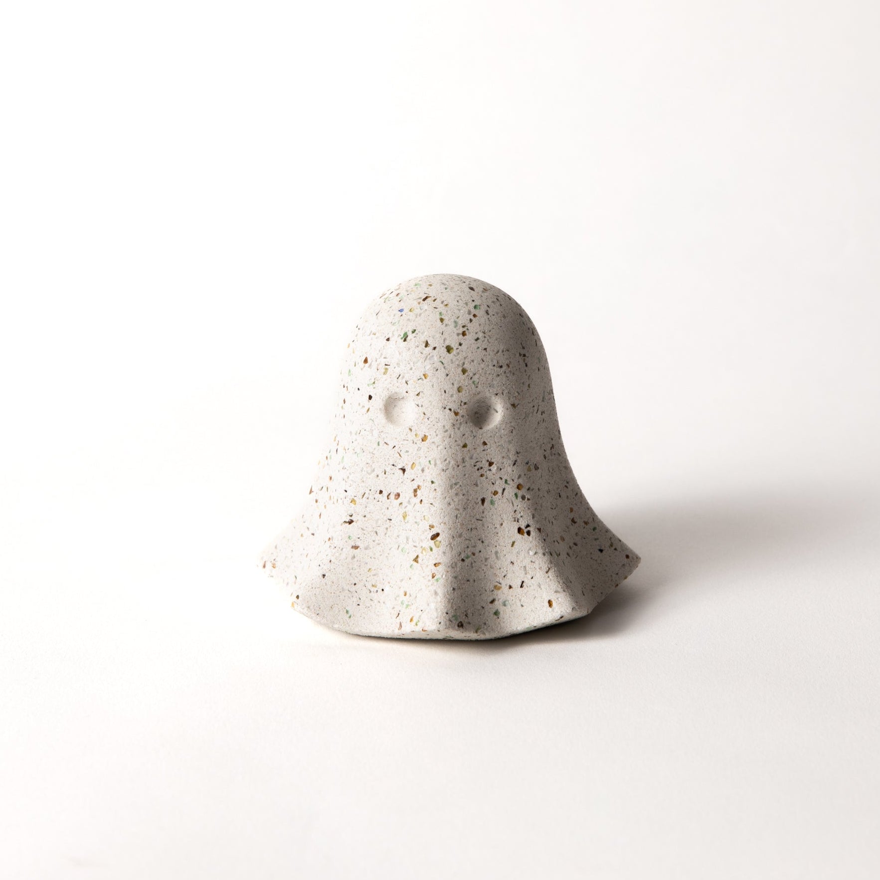 Ghosts, Set of 3 | White Terrazzo
