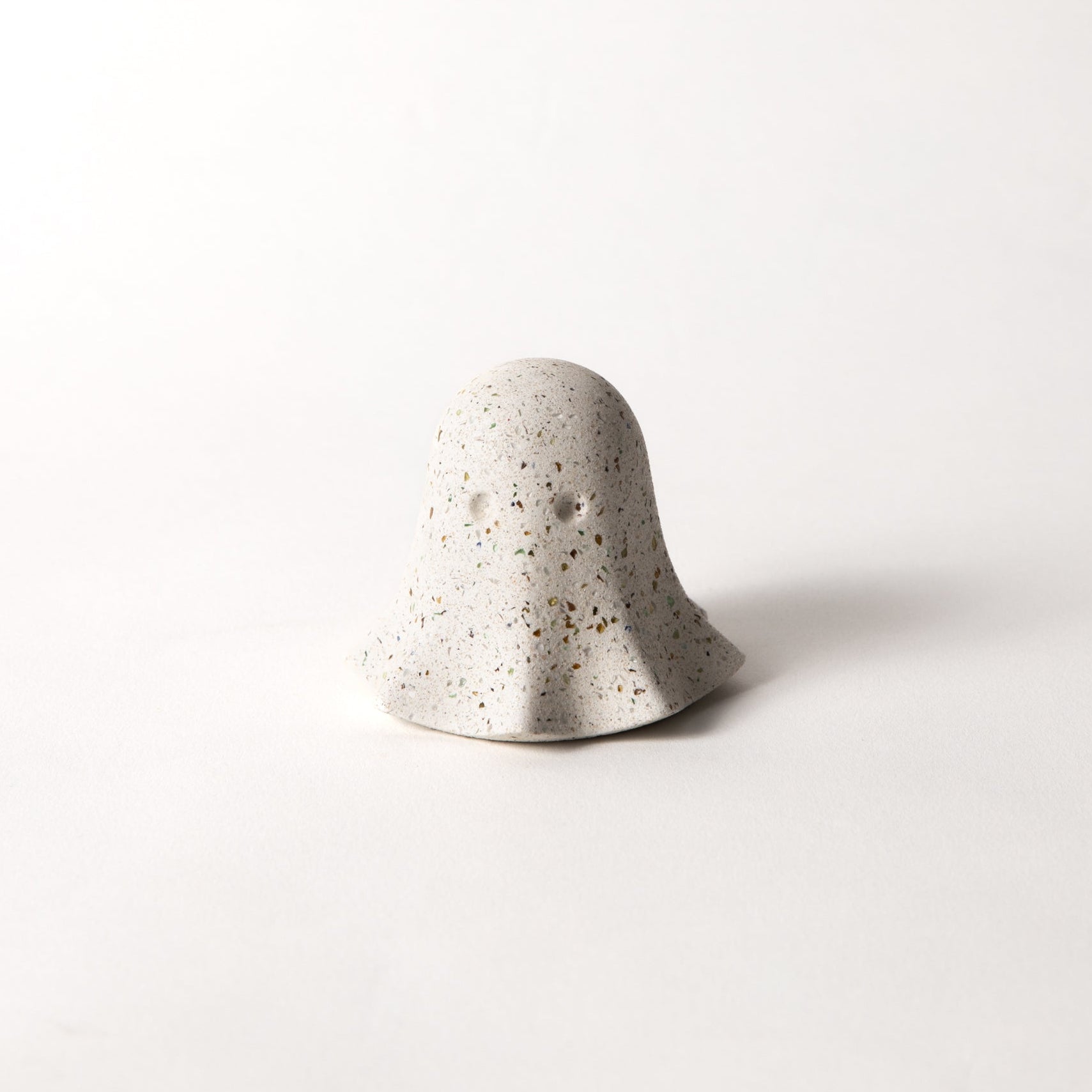 Ghosts, Set of 3 | White Terrazzo