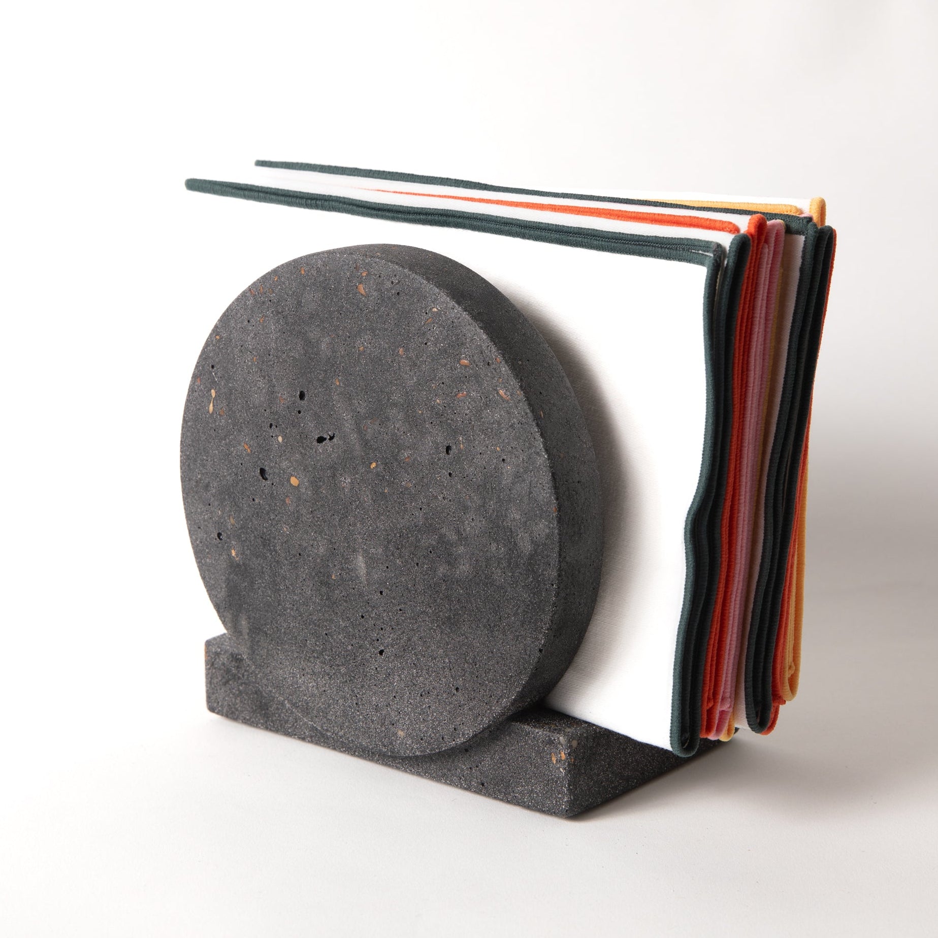 Napkin Holder | Black Terrazzo