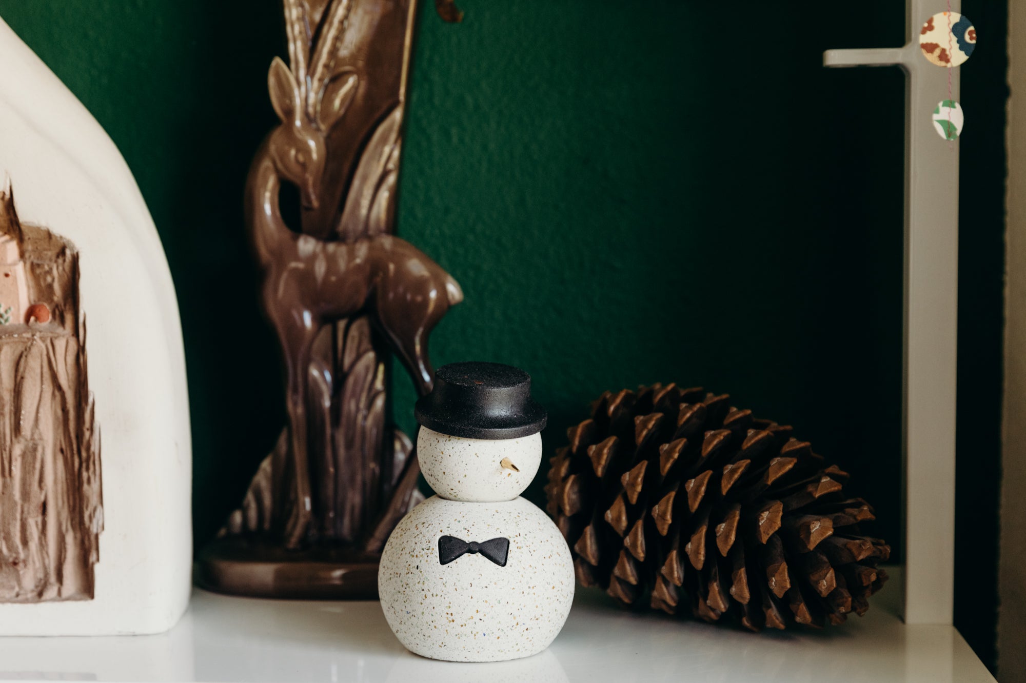Snowman | The Dandy, Black Bow Tie
