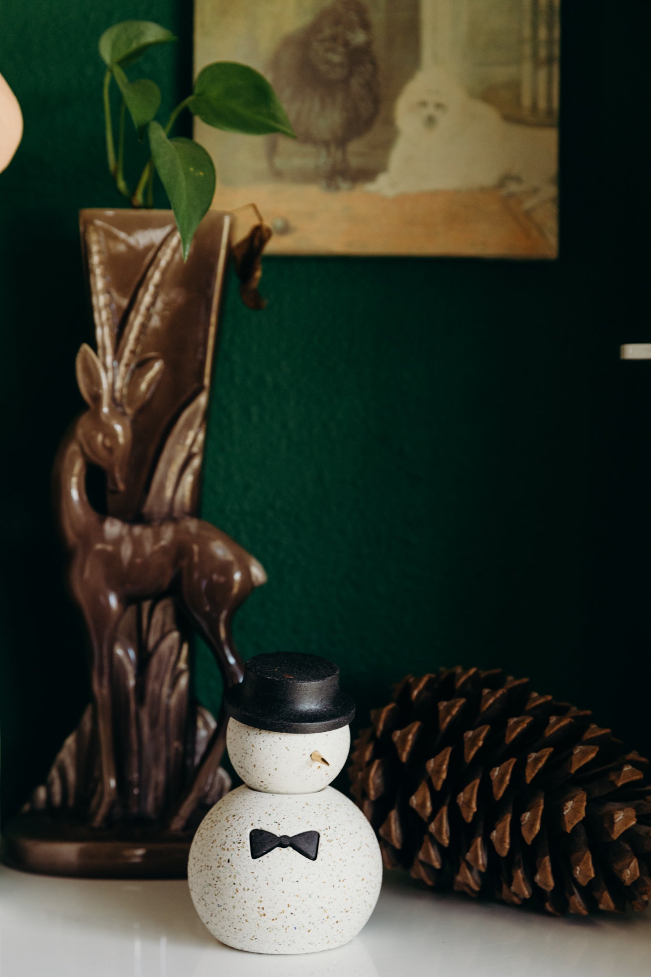 Snowman | The Dandy, Black Bow Tie