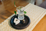 Round Tray | Black Terrazzo