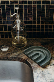 Sponge Rest | Dark Green Terrazzo
