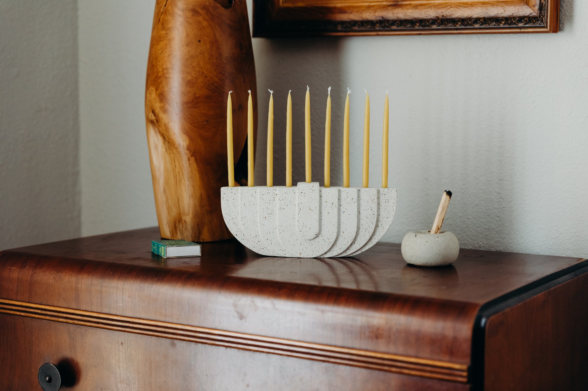 Palo Santo Holder | Natural Terrazzo