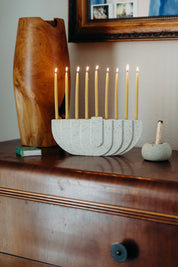 Menorah | White Terrazzo