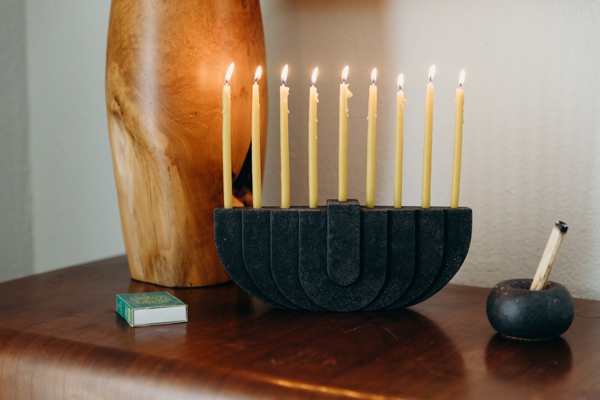Menorah | Black Terrazzo