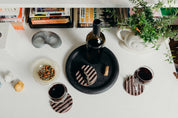 Round Tray | Black Terrazzo