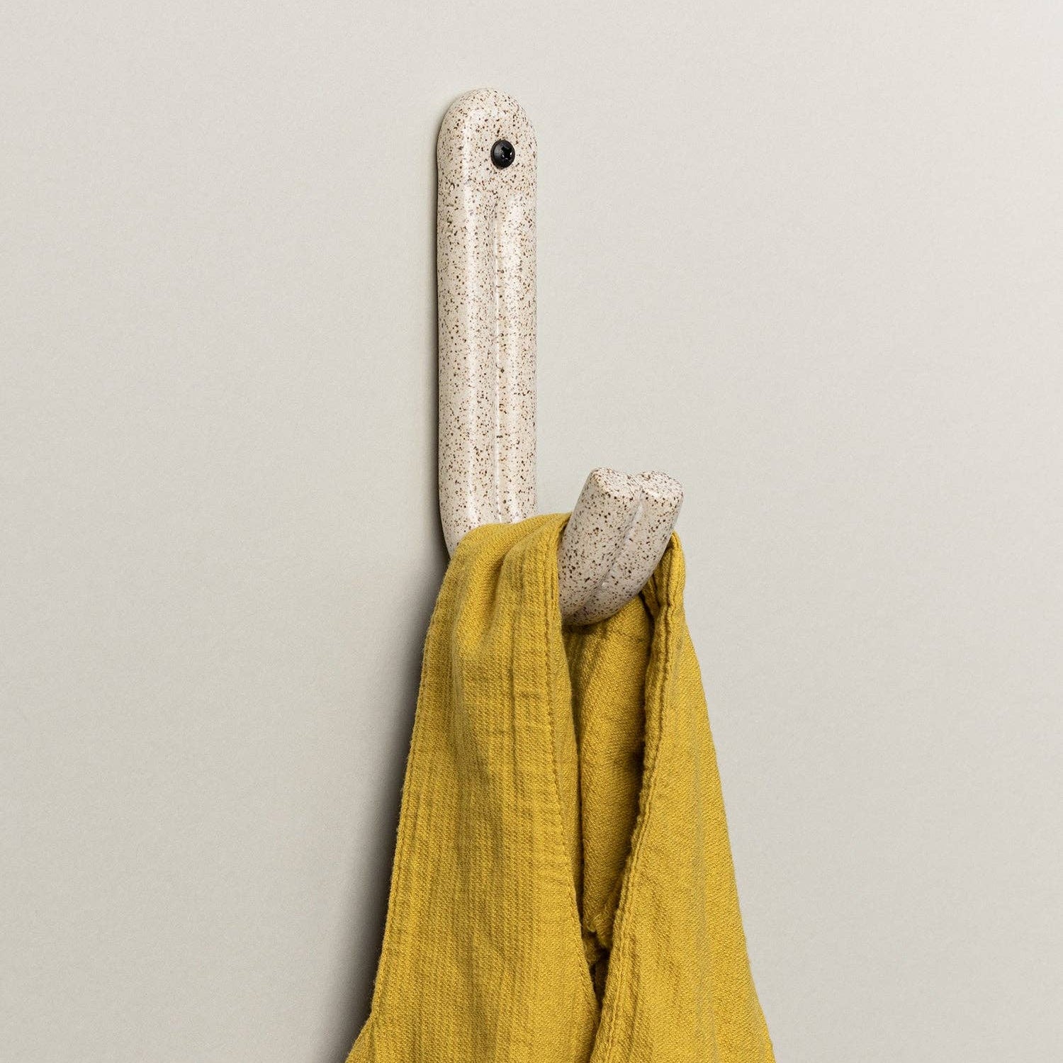 Leggy Curl Wall Hook in Pebble — Virginia Sin