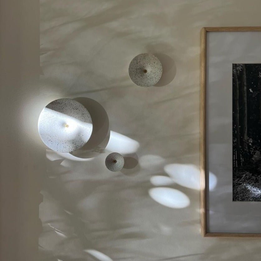 Dimple Wall Hook, Large | White Terrazzo - pretti.cool