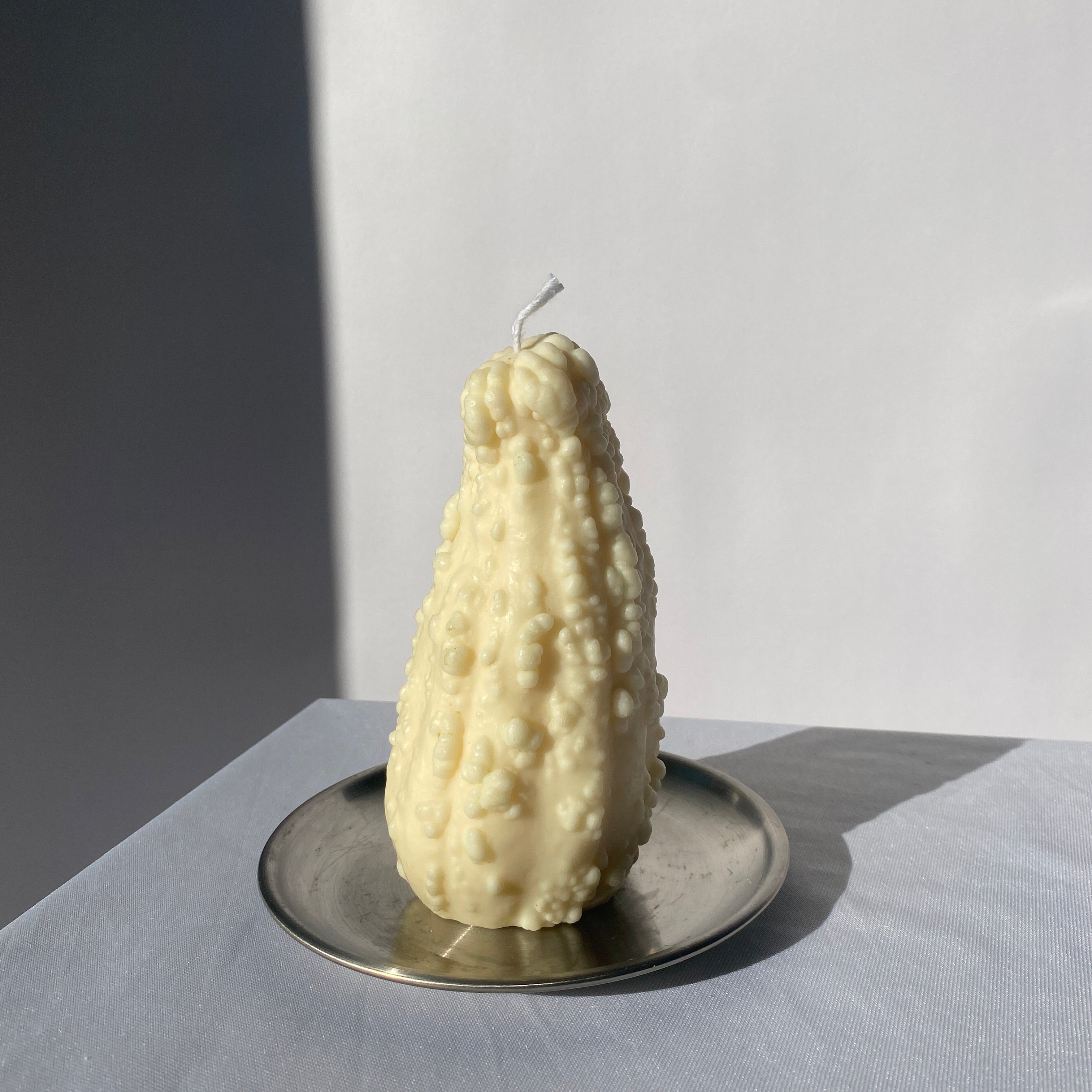 Crookneck Candle | White - pretti.cool