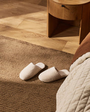Classic Plush Slippers in Bone by Parachute Home — view 3