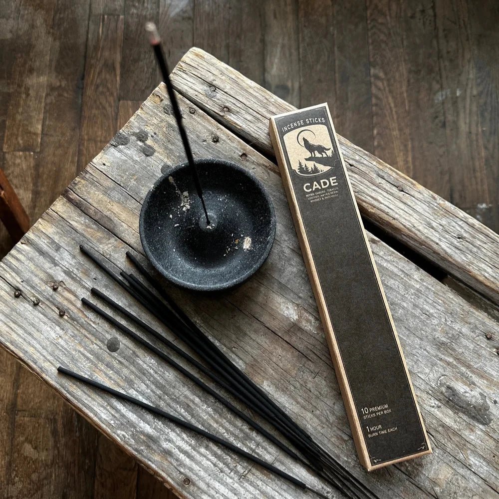 Incense Dish | Black Terrazzo - pretti.cool