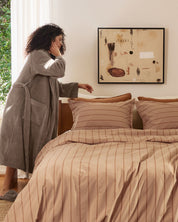 Classic Plush Robe in Warm Grey by Parachute Home — view 2