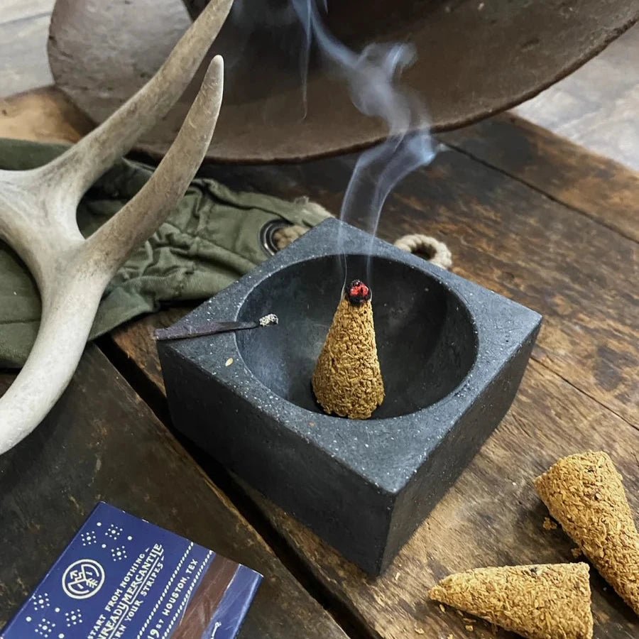 Incense Bowl | Black Terrazzo - pretti.cool
