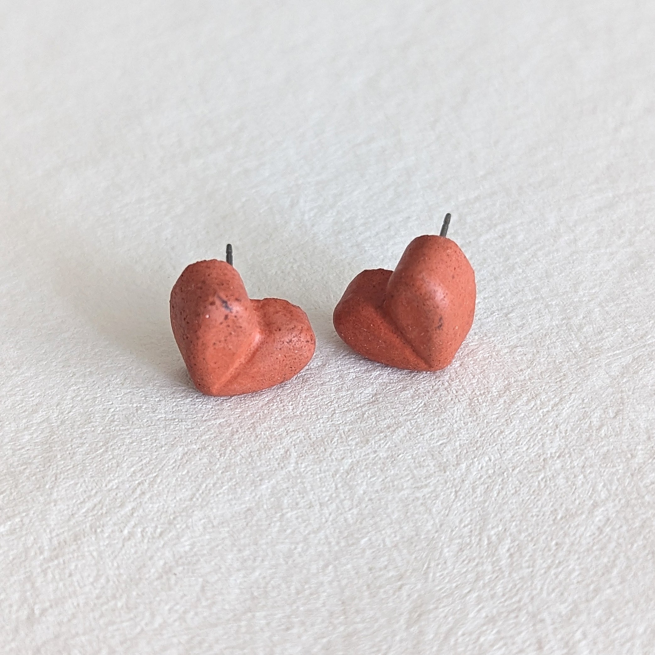Chunky Heart Earrings - pretti.cool