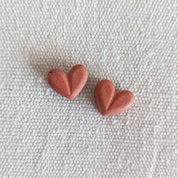 Chunky Heart Earrings - pretti.cool