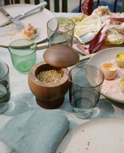 The Salt Sphere wooden salt cellar from Material, detail view.
