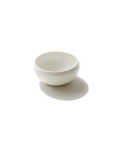 The Small Goun Bowl — speckled moon-white ceramic bowl for snacks, banchan and rice, by Soilbaker for Material.