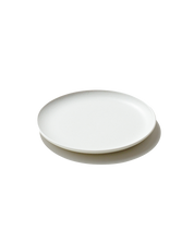 The Small Goun Plate — speckled moon-white ceramic dessert and salad plate by Soilbaker for Material.