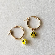 Charm Hoop Earrings | Smilies - Pretti.Cool