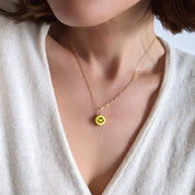 Smiley Charm Necklace - pretti.cool