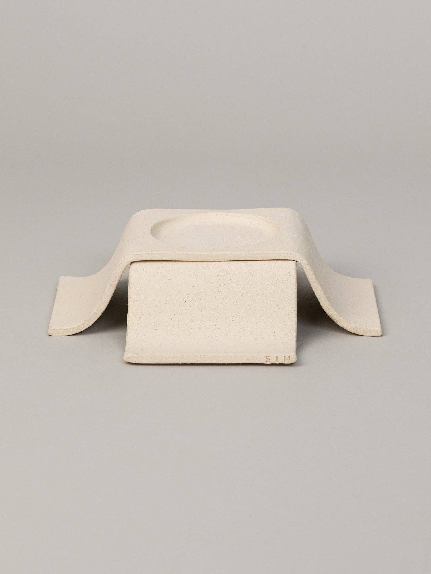 Noor Pillar Candleholder Tall in Bone — Virginia Sin (6)