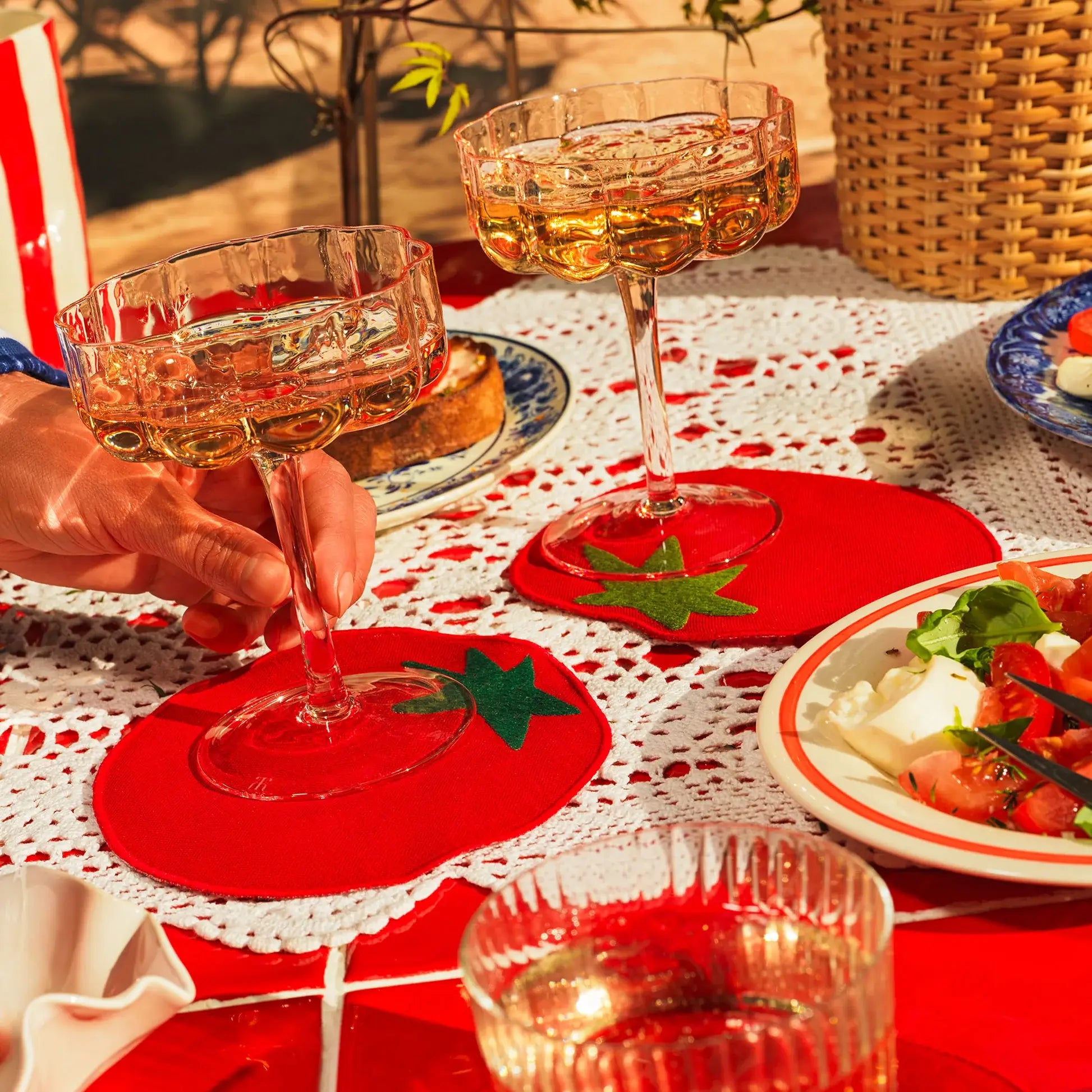 Tomato Cocktail Napkins, Set of 4 - Pretti.Cool