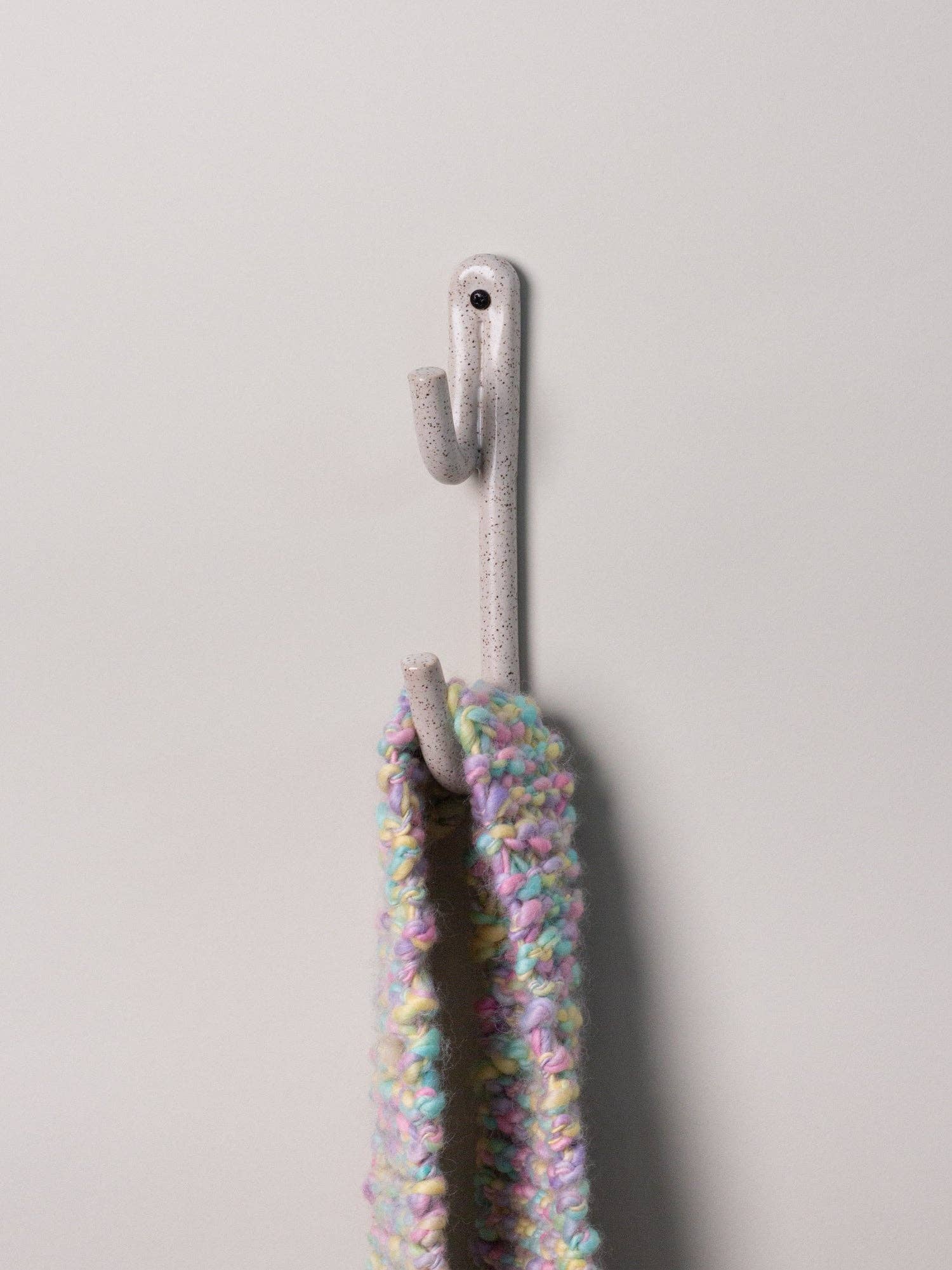 Leggy Long Wall Hook in Speckled White — Virginia Sin (6)