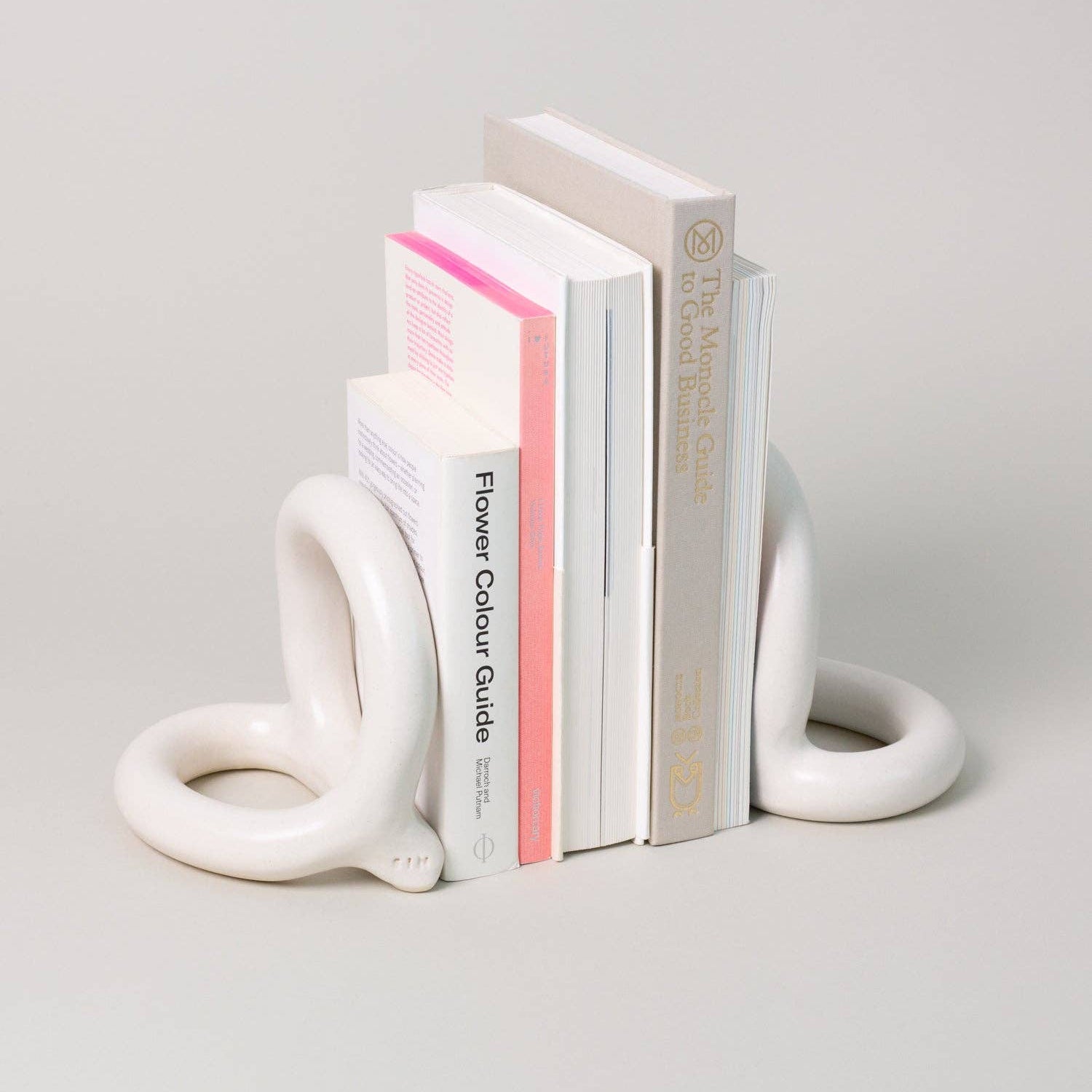 Bacchus Bookends in Cream — Virginia Sin