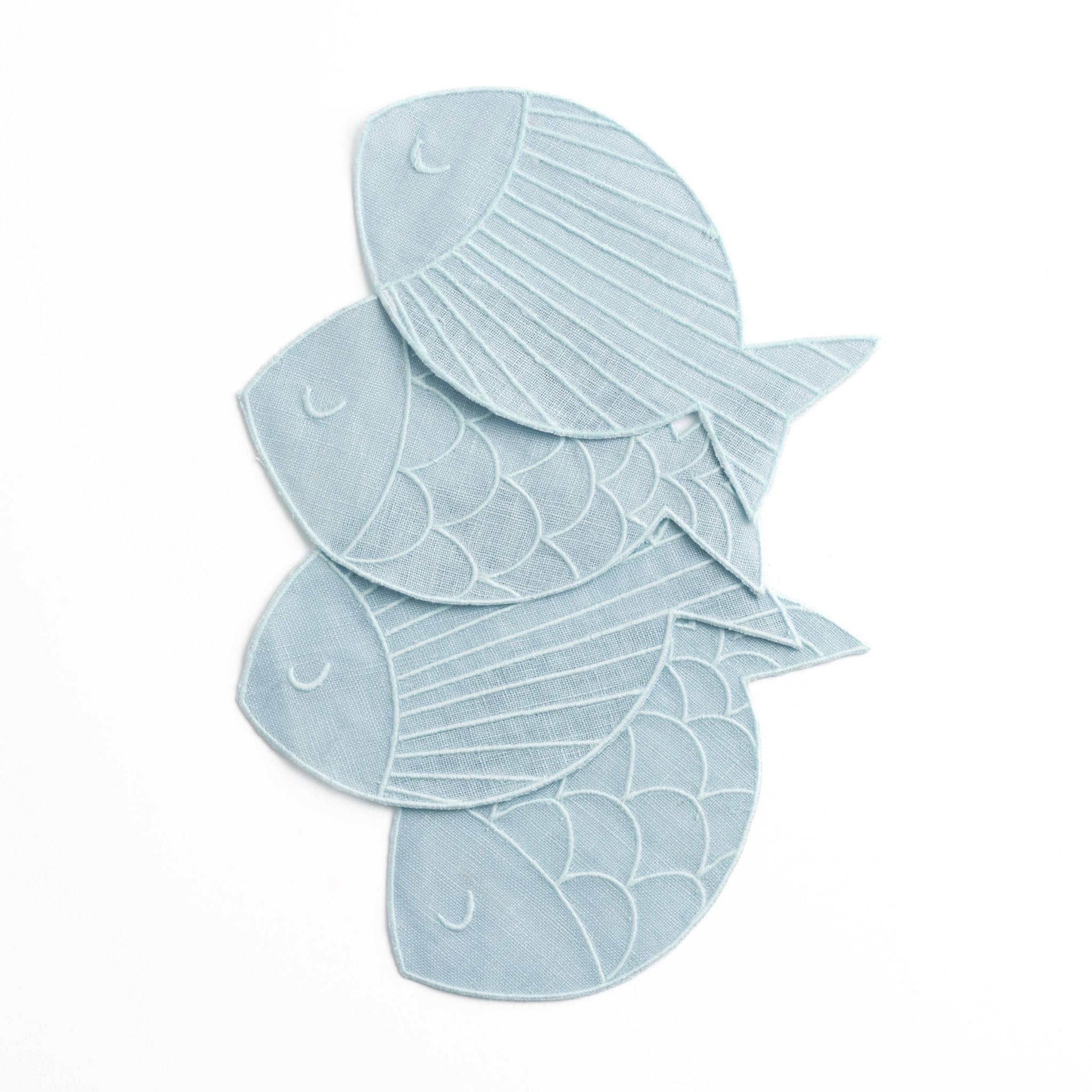 Sardine Cocktail Napkins, Set of 4 - Pretti.Cool