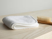 Organic Baby Washcloth in White by Parachute Home — view 2