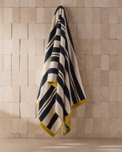 Casita Beach Towel in Citron and Sky by Parachute Home — view 4