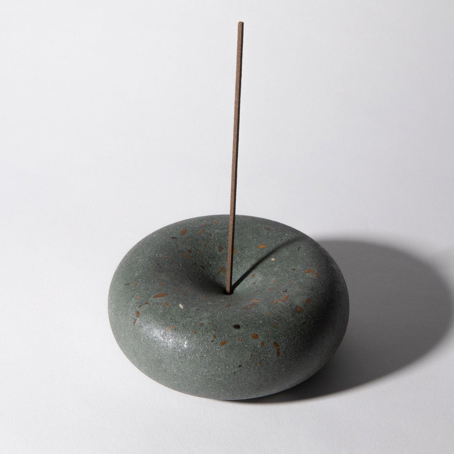 Bubble Incense Holder | Dark Green Terrazzo - pretti.cool