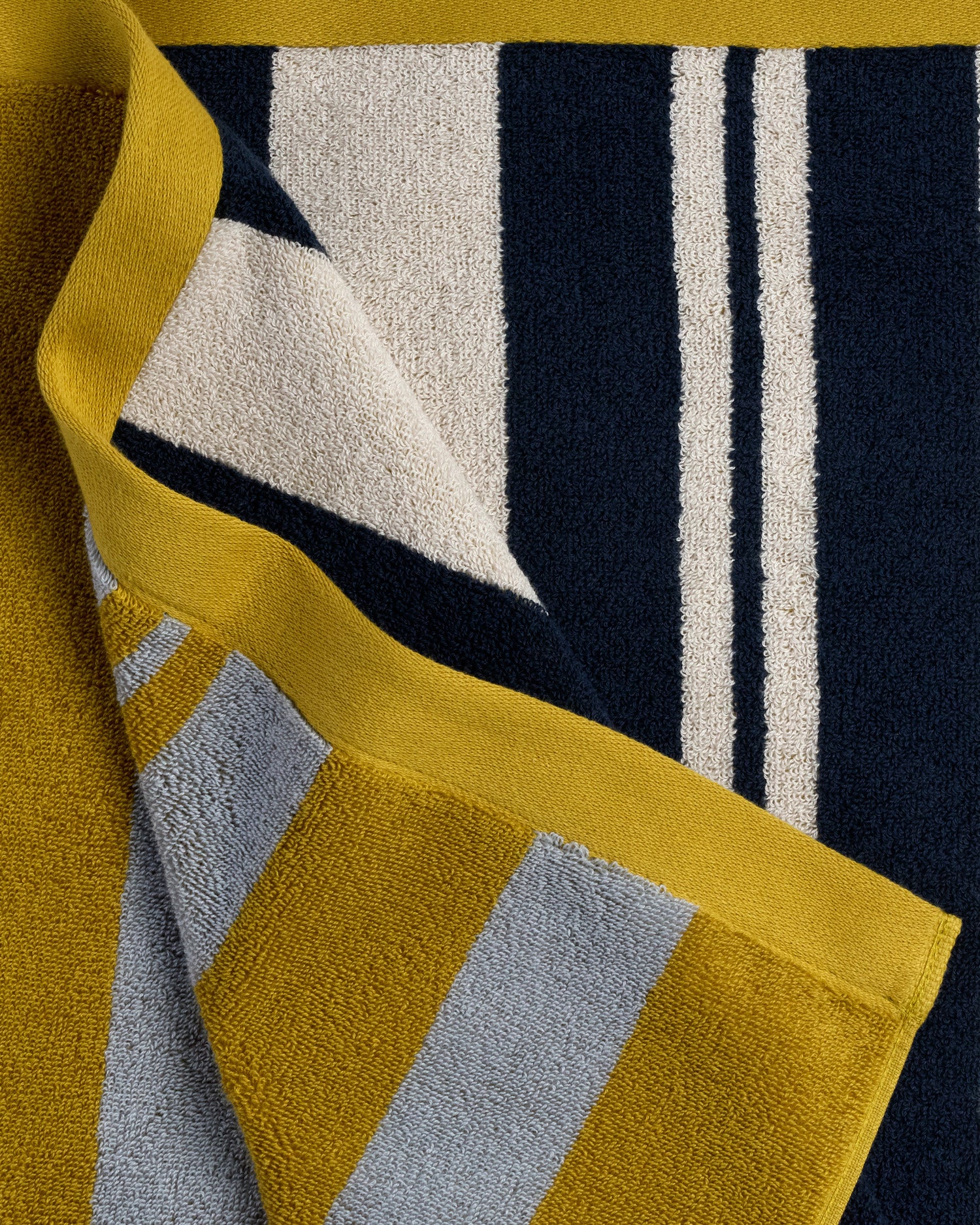 Casita Beach Towel in Citron and Sky by Parachute Home — view 3