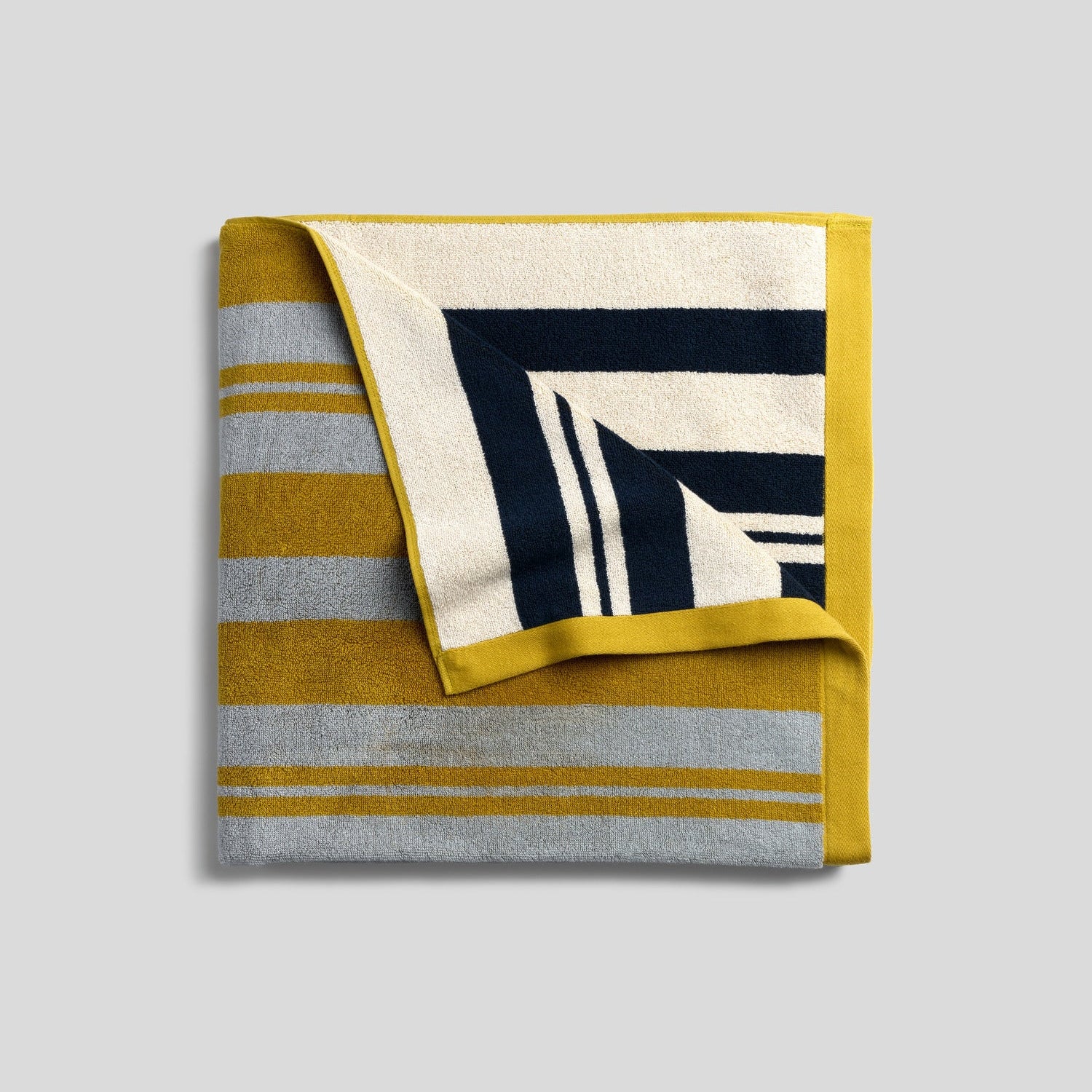 Casita Beach Towel in Citron and Sky by Parachute Home — view 1