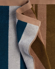 Casita Beach Towel in Dove and Peacock by Parachute Home — view 3