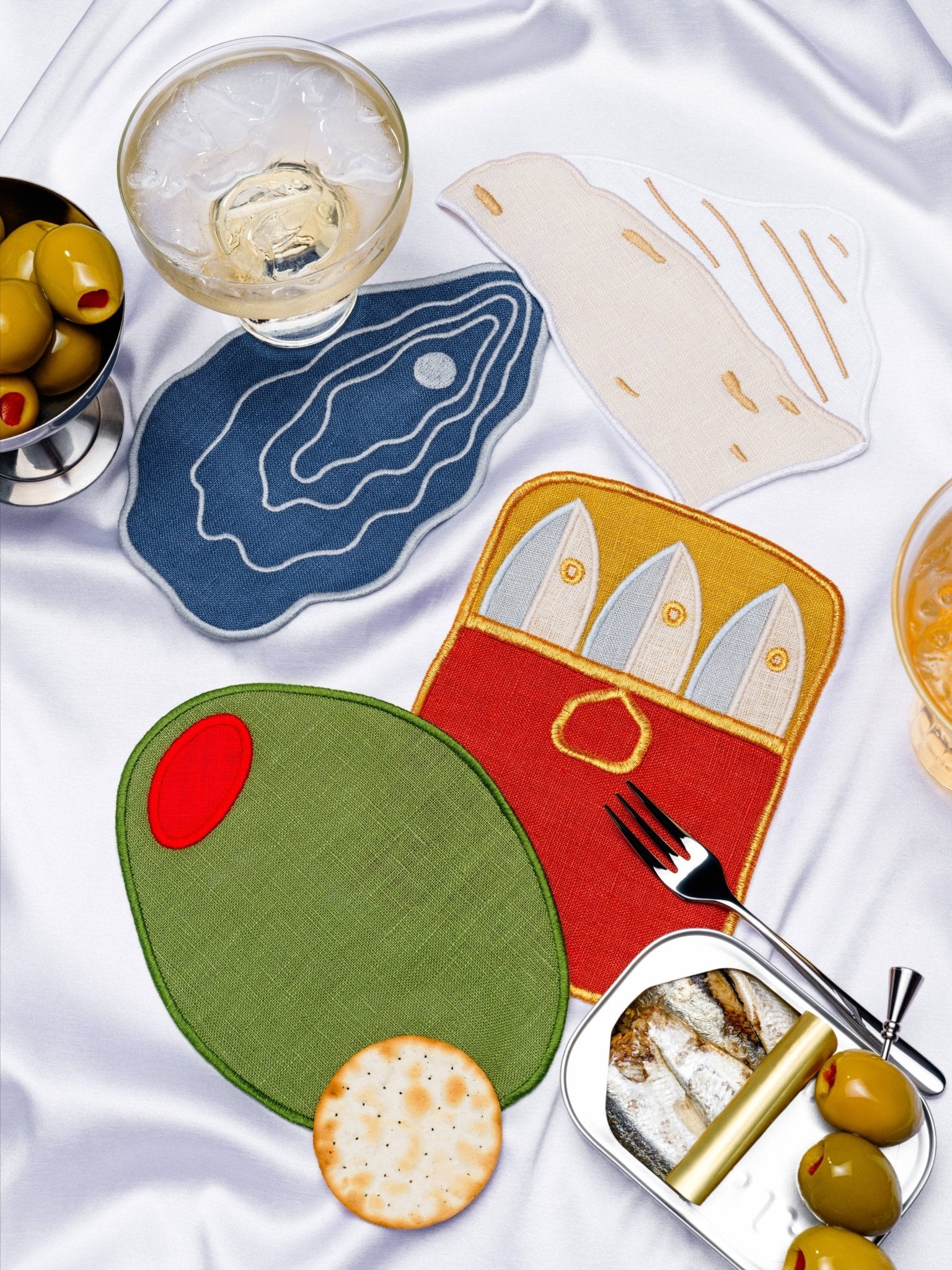 Cocktail Napkins, Set of 4 | Hors D'Oeuvres - Pretti.Cool